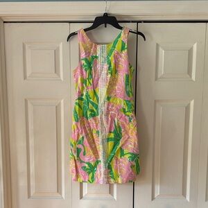 Lilly Pulitzer Pink and Green Floral Dress
